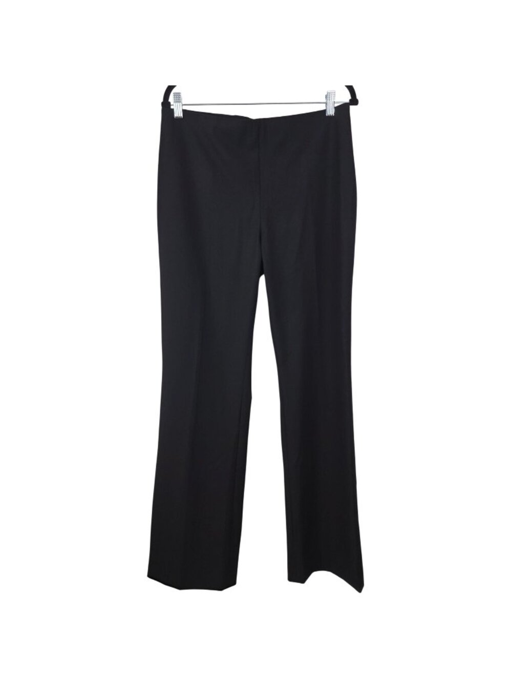 Lauren Ralph Lauren Black Womens Size 10 Dress Pants Side Zip Straight Leg